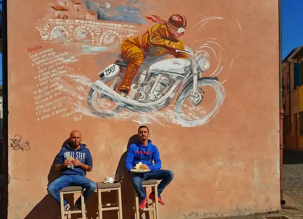 Murales del Borgo San Giuliano dedicati a Fellini
